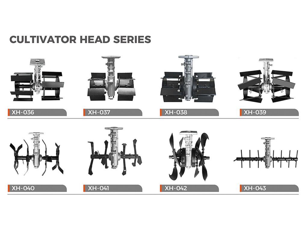 Cultivator head spare parts